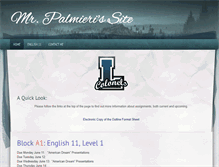 Tablet Screenshot of mrpalmieri.net